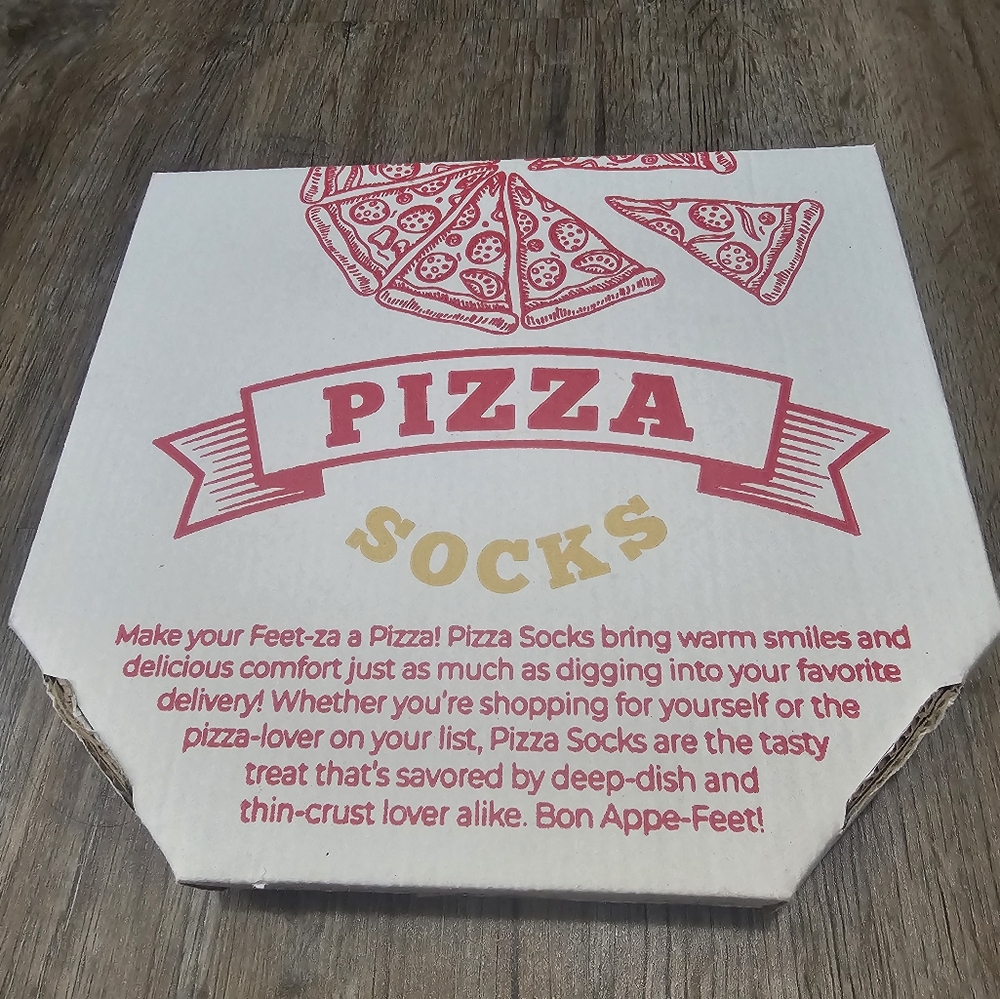Pizza Socks Box